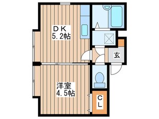 ビブレ月寒東の物件間取画像